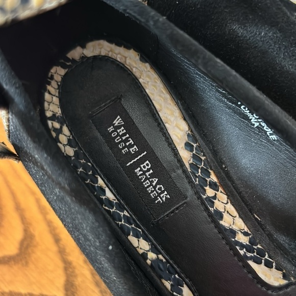 White House Black Market Marseille Suede Wedge Heels - Picture 4 of 7